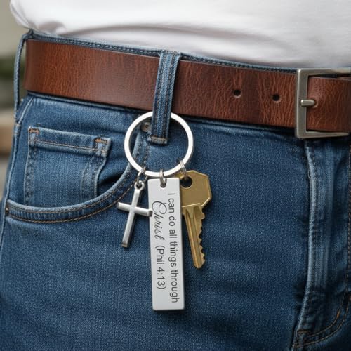 Bible Verse Keychains Christian Scripture Faith Gifts