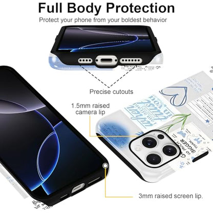 Cute Blue Jesus Christian Phone Case for iPhone 16 Pro Max 6.9'' - color: Blue, size: iPhone 16 Pro Max
