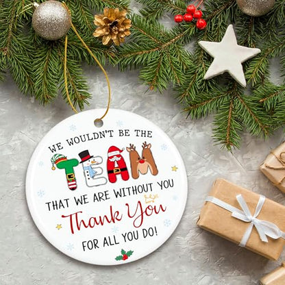 ZAGKOO Best Boss Ever Christmas Ornament 2026 - Thank You Gifts for Women - color: Thank You Boss