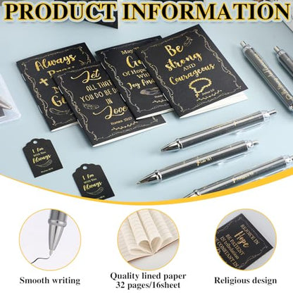 Qeeenar 200 Pcs Christian Gift Bulk Set Bible Verse, Black, Fresh - color: Black, style: Fresh