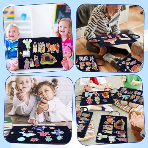 Windkream 12 Set Felt Story Pieces Flannel Board Preschool,Bible - style: Bible