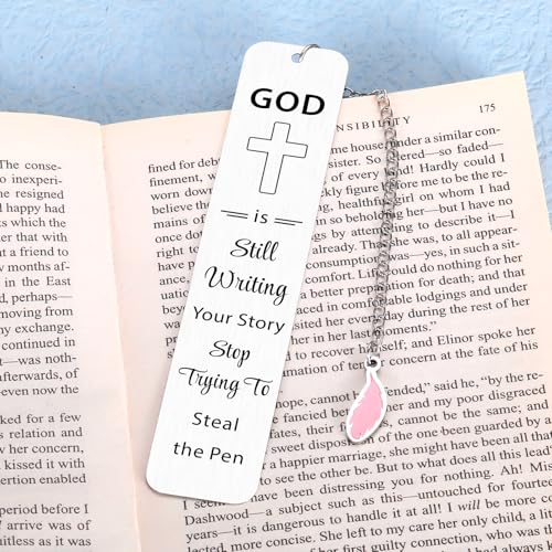 Christian Bookmark Gifts for Women Men, Inspirational Bible Verse Gift,Bookmarks for Reading Women Men Religious Scripture Book Marks Cross for Friends Bookish Readers Christmas Birthday Faith