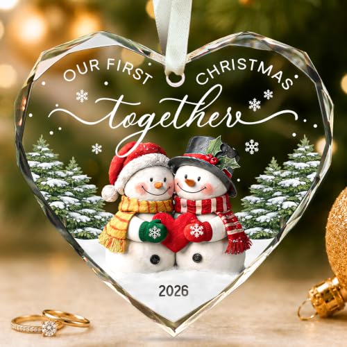 First Christmas Together Ornament 2026 - Couples First Christmas Ornament - color: Together