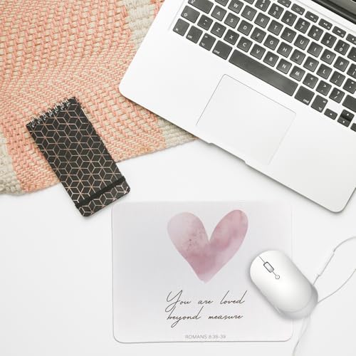 Rusenbao Christian Bible Verse Mouse Pad Gifts for Women Teen Girl 9.5x7.9