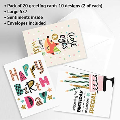 Current Birthday Greeting Card Set - style: Simple