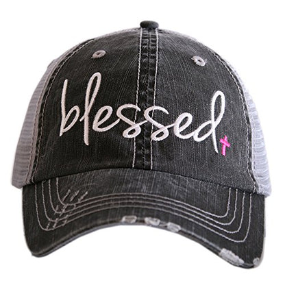 KATYDID Blessed Baseball Cap - Trucker Hat for Women - Stylish Cute Ball Cap - color: Pink