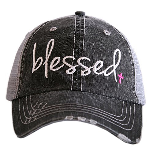 KATYDID Blessed Baseball Cap - Trucker Hat for Women - Stylish Cute Ball Cap - color: Pink