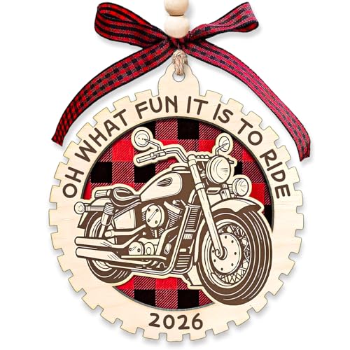Motorcycle Ornament, Motorcycle Ornaments for Christmas Tree, Men Ornaments - style: Motorcycle