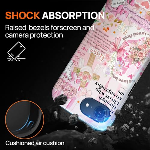 Magnetic Case for iPhone 16e, Compatible with Magsafe PC Hard Shell & Silicone Inner Bumper Anti-Scratch Full-Body Cover Shockproof Slim Design Retro Newspaper Collage Religious Jesus - color: Retro Newspaper Collage Religious Jesus, size: iPhone 16e
