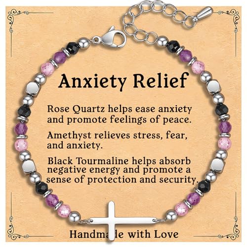 Adjustable Religious Gifts Cross Bracelet for Women Girl - style: Anxiety Relief