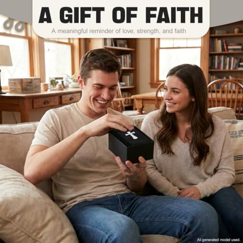 3 Pairs Unisex Cross Socks,Gifts for Christian: Easter Christmas - color: 2 Timothy 1:7 - Black