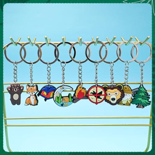 Cute Keychain Bulk,Cute Key Chain for Car Keys Purse Bag Rewards - color: Hunting-30