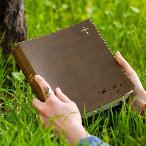 Farm and Posh Personalized NIV Journaling Bible (Family Name Bottom Right)