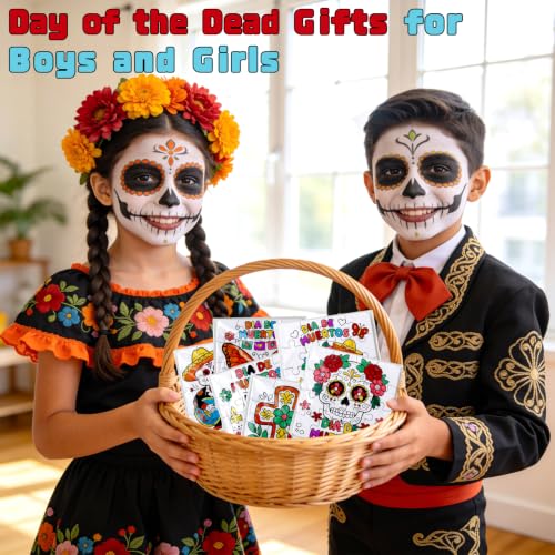 Day of the Dead Crafts for Kids Bulk-Dia De Los Muertos DIY Art Puzzle Kit - color: Day of the Dead Colors