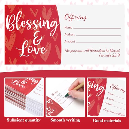 200 Pcs Church Offering Envelopes Tithe and Offering for Donations