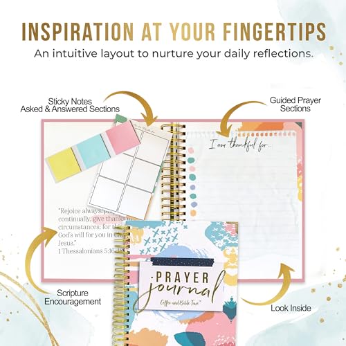 Prayer Journal for Women, Guided Christian Bible Study Journal