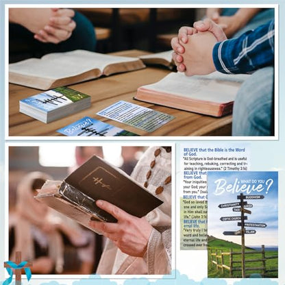 200 Pcs Gospel Tracts Salvation Cards,Believe - style: Believe