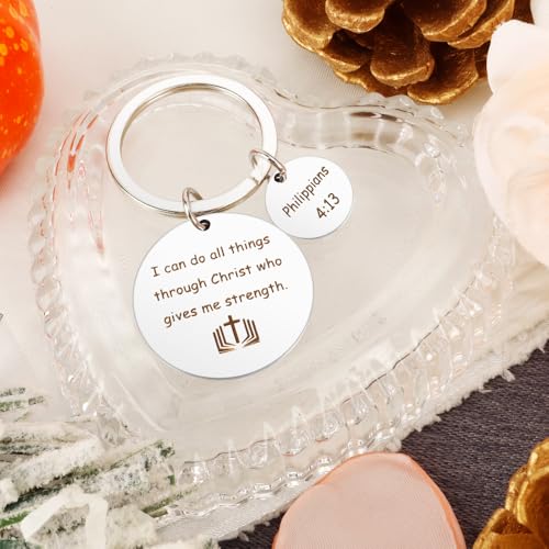 Christian Keychains Cross Keychain Bible Accessories Gifts Christian Gifts Religious Gifts - color: Faith Based Gifts