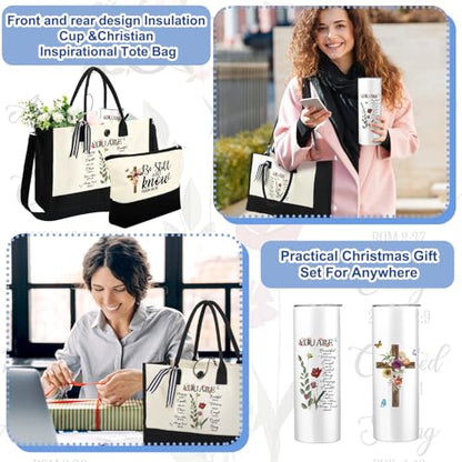 Silkfly 3 Pcs Christian Inspirational Gifts Set Thanksgiving Christmas Day - style: Christian Inspirational Gifts