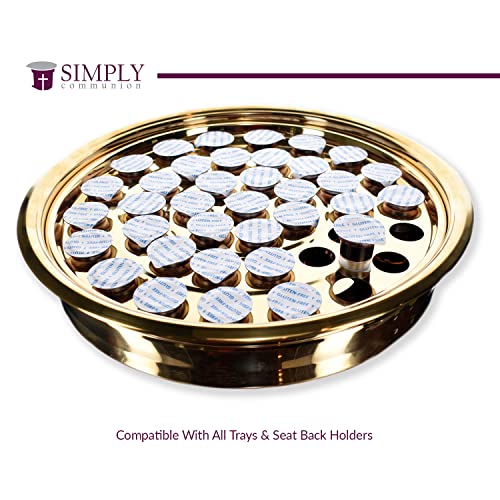 Simply Communion Prefilled Communion Cups 1600 Count | Concord Grape Juice & Bread | Tray & Seatback Pew Compatible | Easy-Open - size: 1,600 - Box