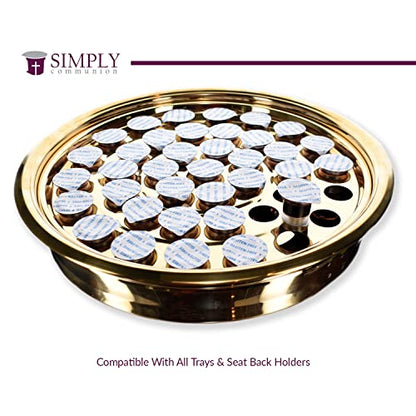 Simply Communion Prefilled Communion Cups 1600 Count | Concord Grape Juice & Bread | Tray & Seatback Pew Compatible | Easy-Open - size: 1,600 - Box