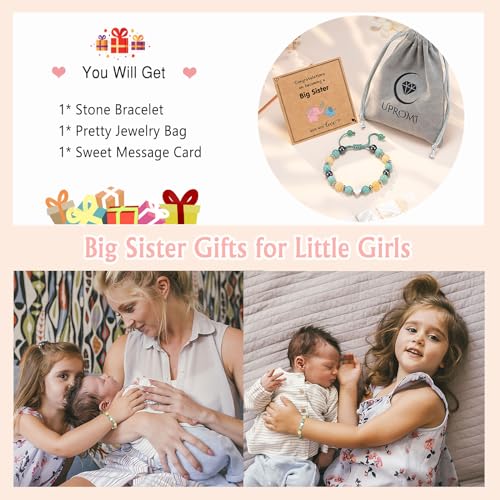 UPROMI To My Daughter/Granddaughter/Niece Bracelet Gifts for Girls - style: Become A Big Sister