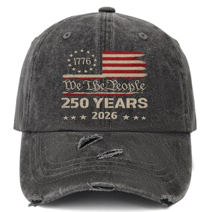 250th Anniversary 250 Years Freedoms Baseball Hat Running Embroidered Cap for - color: 250th Anniversary 250 Years Freedoms21