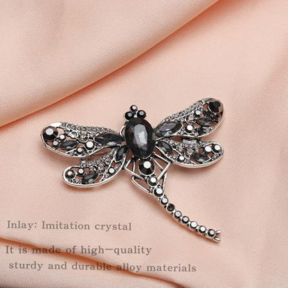 Brooch Pins For Women Fashion Elegant Brooches Lapel Badges Coat Sweater Scarves Shawl Dress Accessory Wedding Party Prom Jewelry - color: Grey