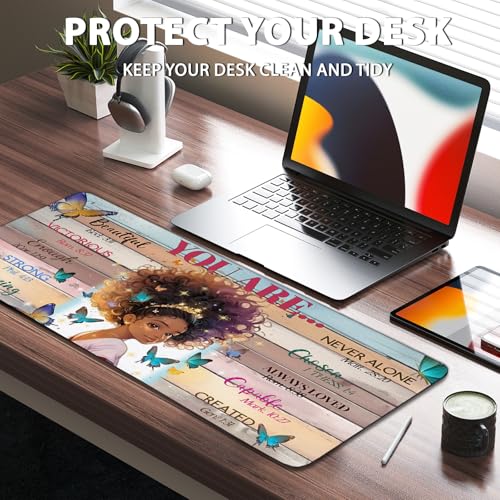 Bible Gaming Mouse Pad Large Extended,Non-Slip Base Stitched Edge Mousepad