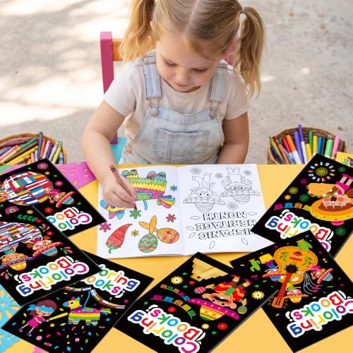 Bulk Hispanic Heritage Month Coloring Books, 24Pcs Drawing Booklet for Kids - style: Hispanic Heritage