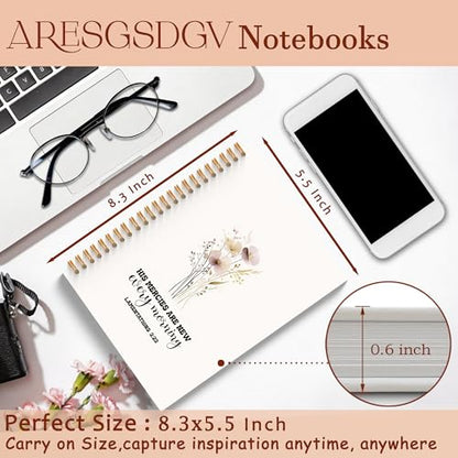 Floral Christian Gifts Journals for Women 5.5x8.3in - color: Morning
