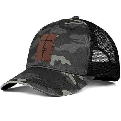 Christian Hats for Men Women Religious Gifts - color: Faith- Camo