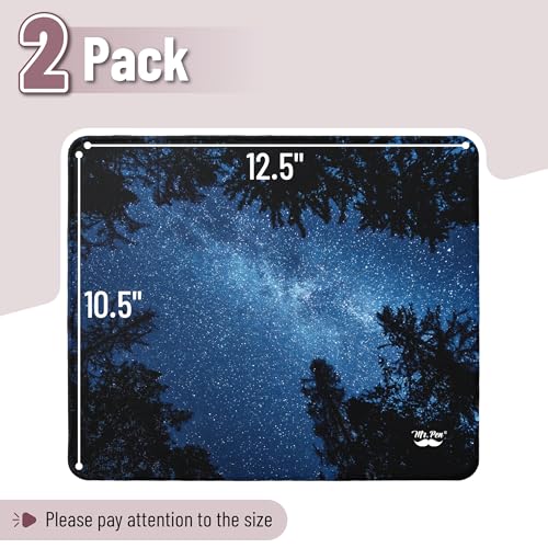 Mr. Pen- Mouse Pad, 12.5"x 10.5", 2 Pack, Night Sky - color: Night Sky