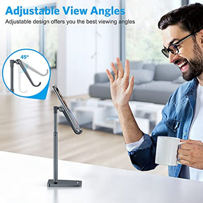 OMOTON CA02 Cell Phone Stand with Charging Hole for Desk Lightweight Gray - color: Gray