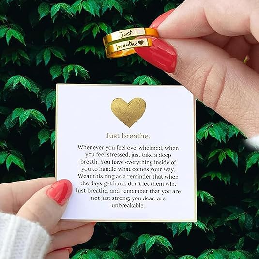 Faith Over Fear Cross Ring For Women, Christian Blessed Hope Love Encouragement Rings Adjustable Open Wrap Thumb Cross Inspirational Ring Jewelry Graduation Cocktail Party Gift - color: Love-gold
