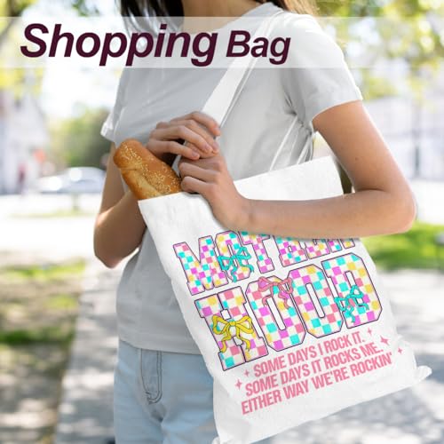 Mama Mom Tote Bag Mom Birthday Gifts Canvas Tote Bag, Reusable Canvas Shoulder Bags for Grocery Shopping, Beach 01 - color: Motherhood01