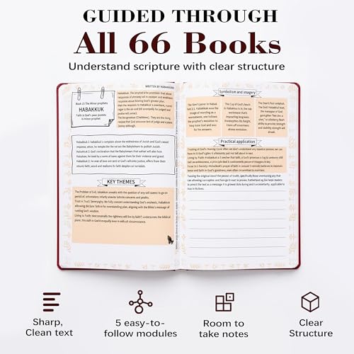 Beginners Friendly Bible Study Guide: 66 page Large Print for Women B5 - size: B5 Size