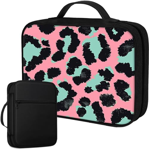 Bible Cover for Women Kids, Bible Carrying Case Church Bag Bible Protective with Zippered Back Pocket, Gift for Adults Lady Women Men, Leopard Print - color: Leopard Print