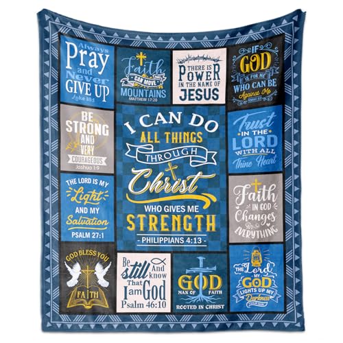 Christian Religious Gifts for Men Blanket 60"X50"