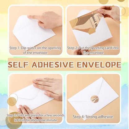 Motiskyy 48 Sets Religious Anniversary Cards Bulk for Wedding Couple Christian Happy Anniversary Cards with Envelopes and Stickers Bible Verse Scripture for Wife Celebrating Moment(Boho) - style: Boho