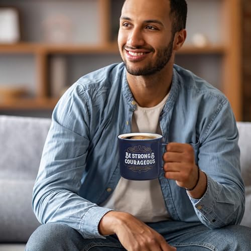 Christian Art Gifts Ceramic Coffee & Tea Scripture Mug for Men & Women - style: Fine