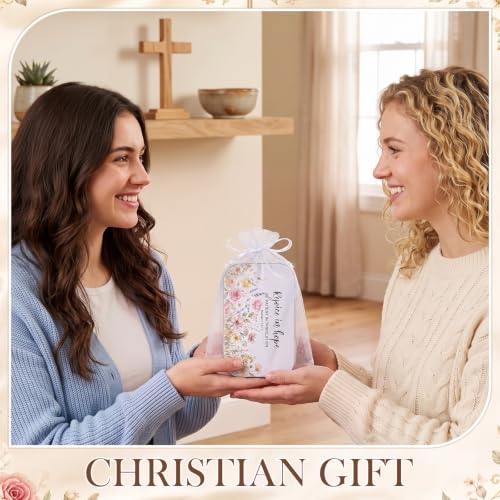 140Pcs Christian Gifts for Women, Prayer Boxes with Prayer Cards and Pencil - style: Pastel Floral