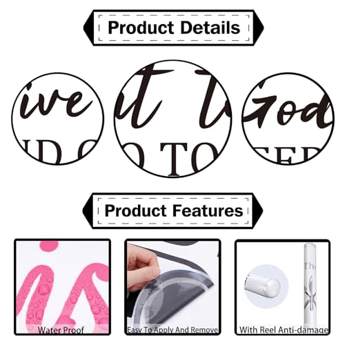 PLIGREAT Give it to God Quotes Wall Decals, DIY Saying Vinyl Wall Stickers - style: Give it to God