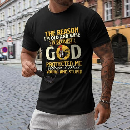 Christian Shirts for Men Jesus God Shirt Religious Bible Verse Tshirts Inspirational Faith Tee Graphic Funny Tees - color: Black, size: XX-Large