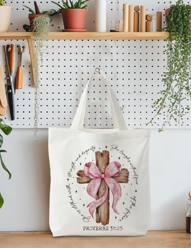 Bible Bags for Women, Christian Tote Bag, Gifts for Christian Women - color: Proverbs 31