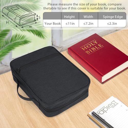 Bible Covers - Stylish Bible Covers - Bible Case with Durable Handle - Bible Bag Journal Case - Bible Carrying Book Church Bag Case Gift for Mother Lady Women Men