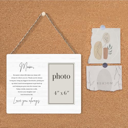 Mother of the Bride Gifts Picture Frame, Wedding Gifts for Mom from Bride - color: Mom