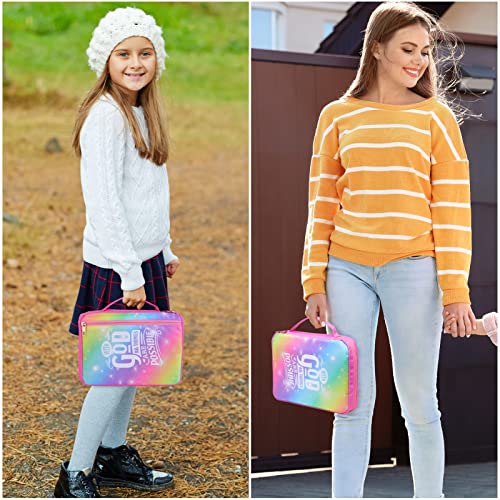 ICOSY Bible Cover, Church Bag for Women and Girls - color: Rainbow