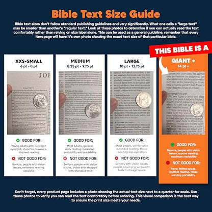 Personalized KJV Giant Print Bible King James Version Two-Tone Faux Leather Holy Bible with Custom Name Includes Up to 3 Rows of Text, Custom Gift for Christian & Religious Celebrations - color: Gray/Black | Index Tabs