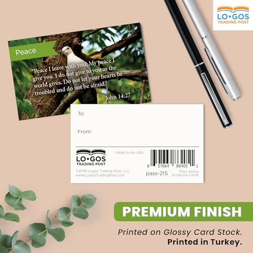 Logos Trading Post John 14:27 Pass It On Scripture Cards, Pack of 25 - color: John 14:27